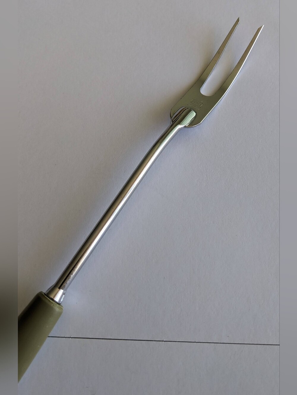 Vintage EKCO Avocado Green Kitchen Fork MCM 1970s Retro Kitchen Decor - Picture 8 of 14